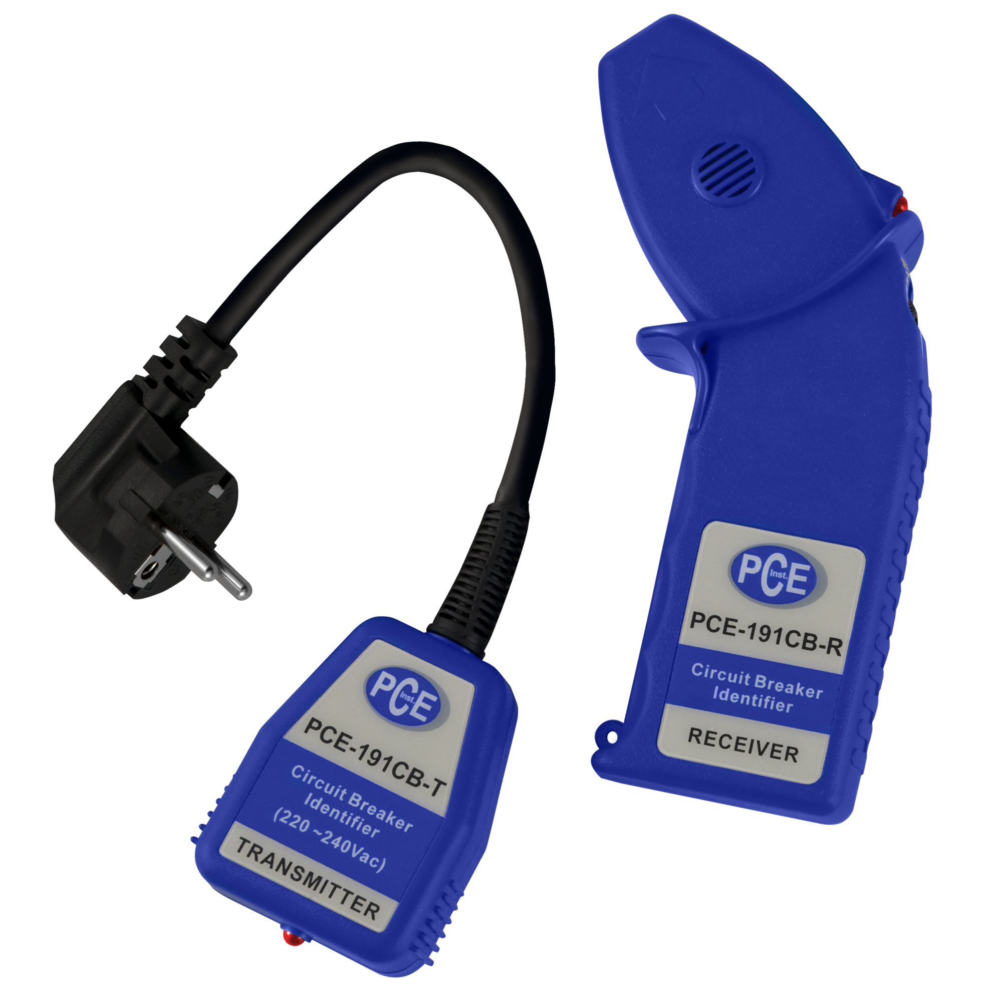 PCE Cable Tracer — Handheld, Portable, Signal Transmitter and Receiver, Acoustic Alarm, Model# PCE-191 CB